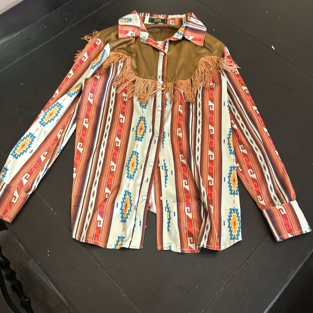 L&B Multicolor Patterned Shirt